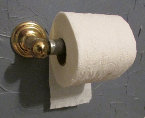 Image result for toilet paper under